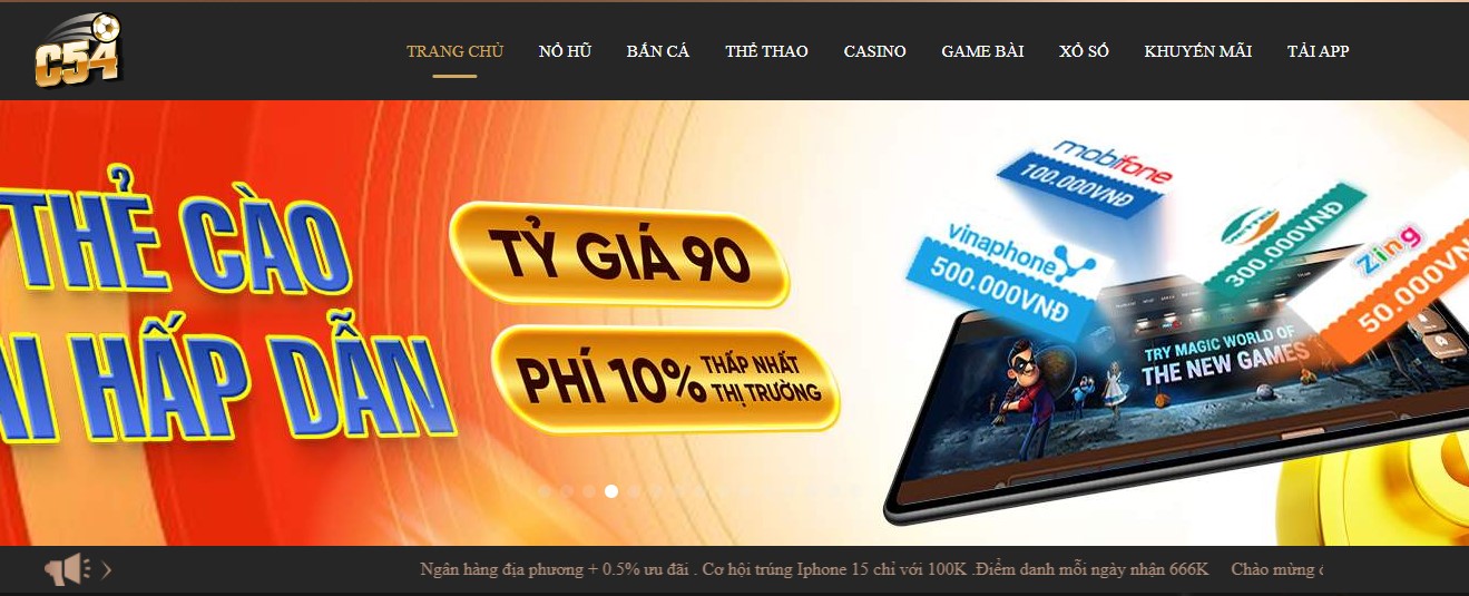 C54 Casino là của nước nào?